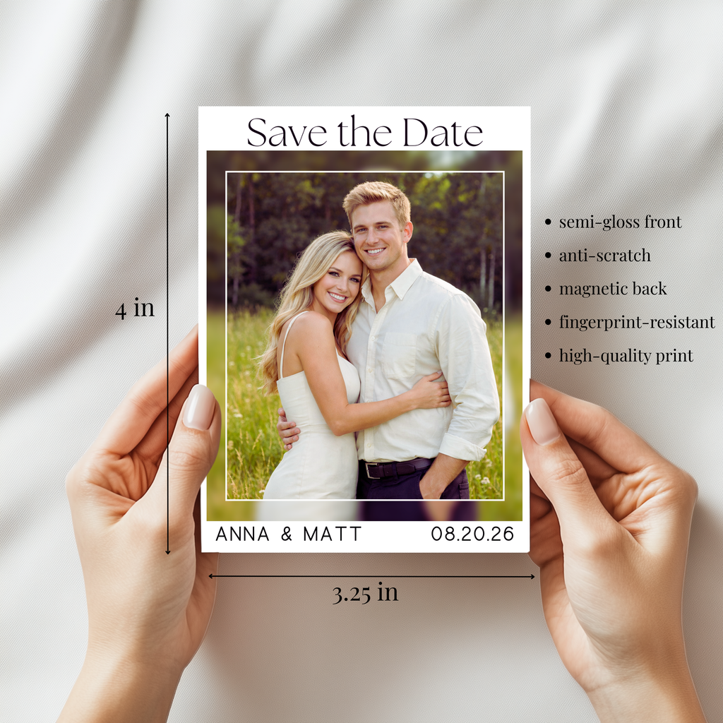 Save the Date Magnet • Frame