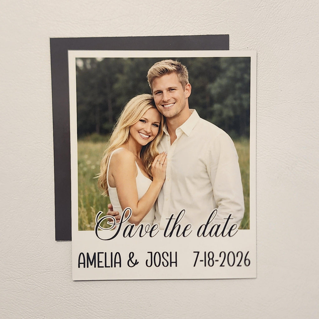 Save the Date Magnet • Polaroid