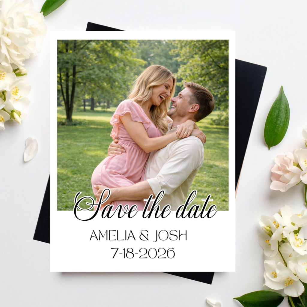 Save the Date Magnet • Polaroid