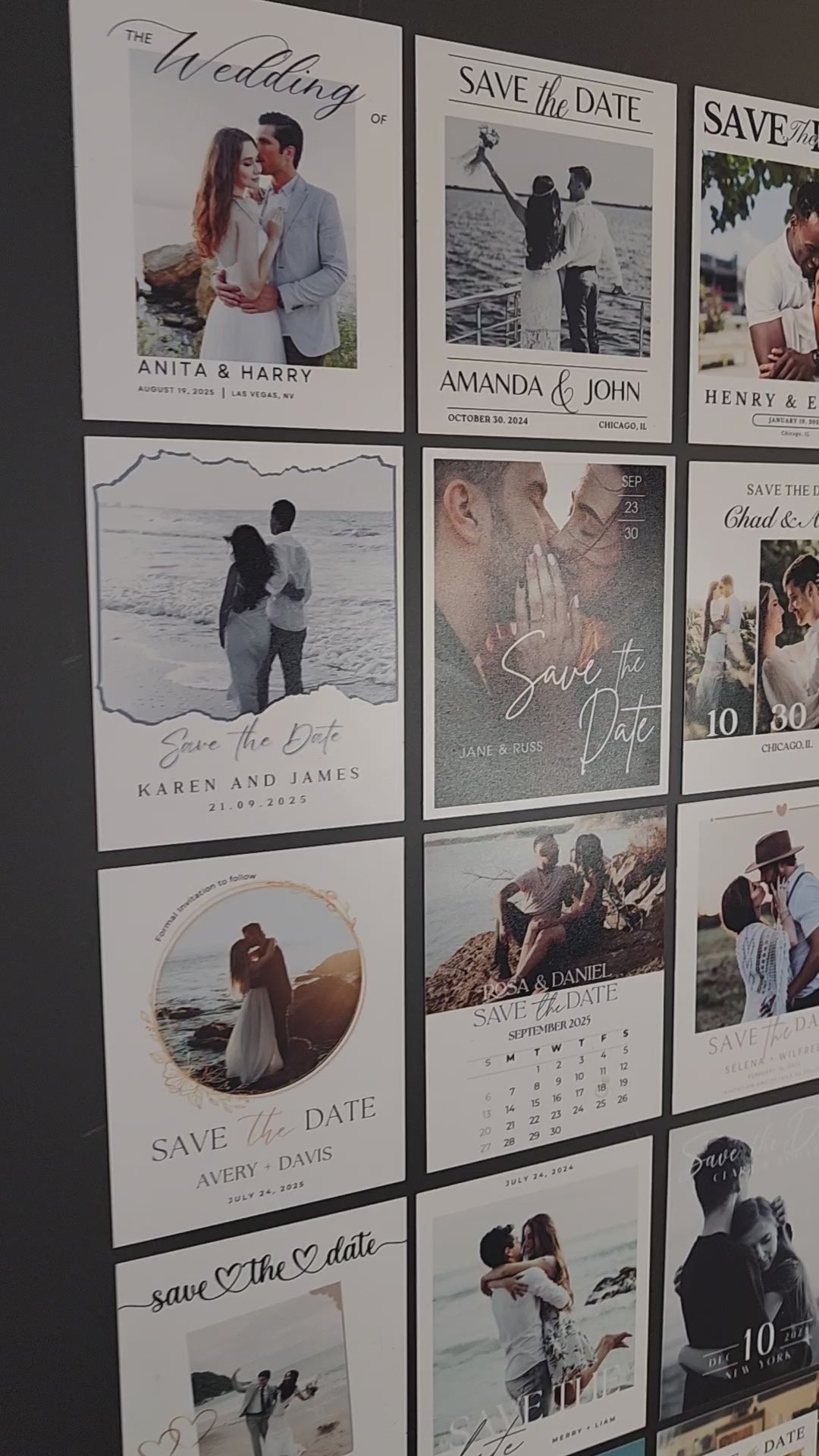 Calendar • Save the Date Photo Magnet • Flexible Card