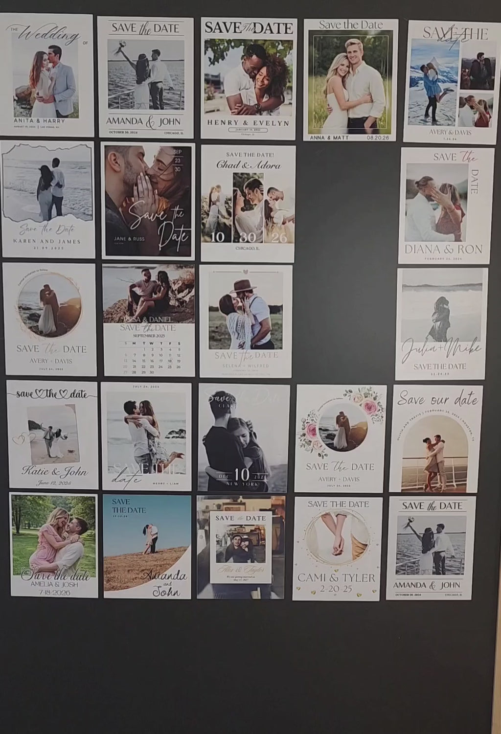 Calendar • Save the Date Photo Magnet • Flexible Card