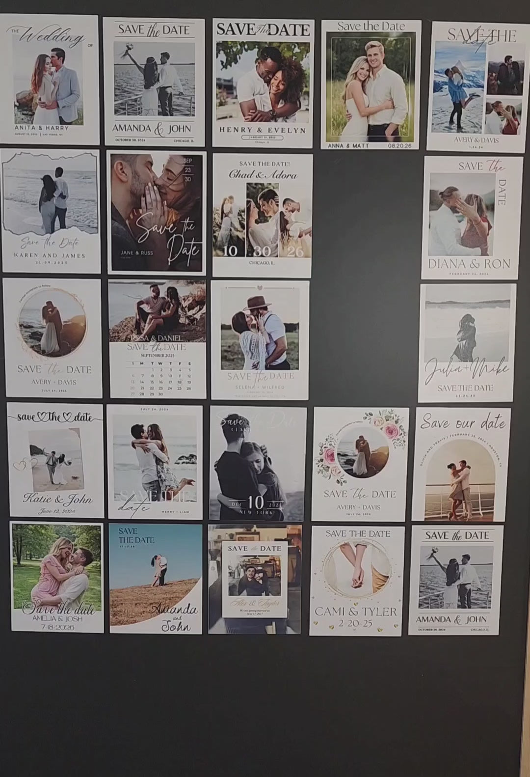 Calendar • Save the Date Photo Magnet • Flexible Card